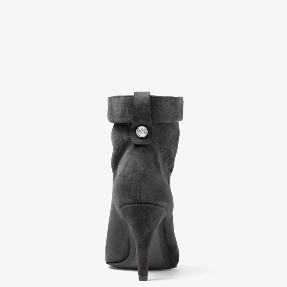 🐘💙NEW Michael Kors Charcoal Carey Booties 8.5 - Picture 4 of 5